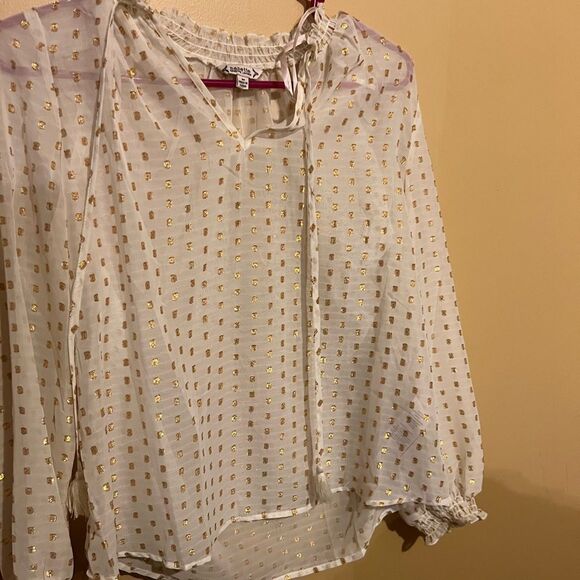 Nanette lepore medium sheer blouse - Picture 4 of 7